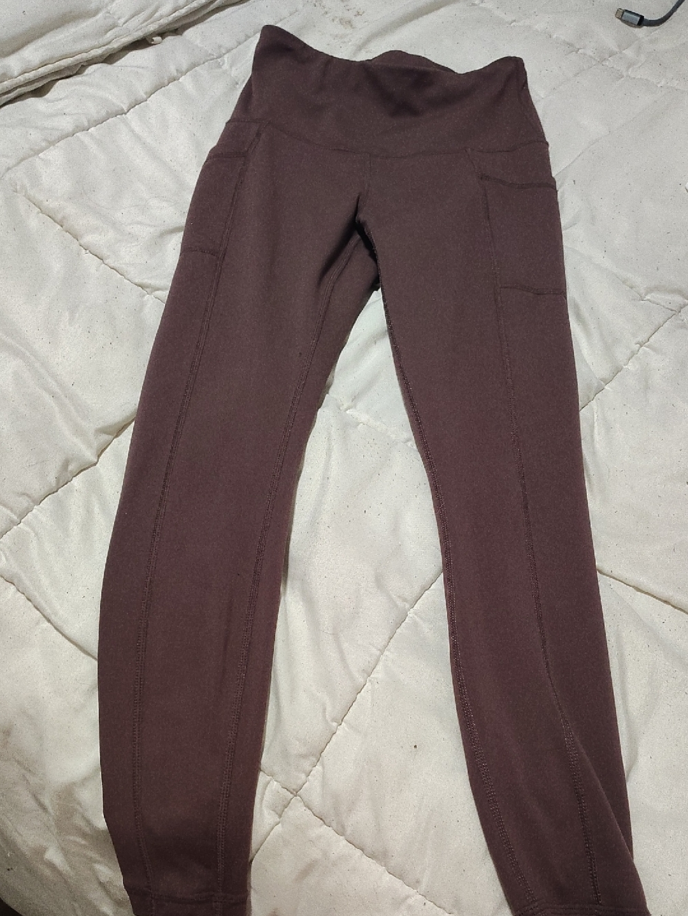 Yogalicious Chocolate Brown High-Waist Leggings